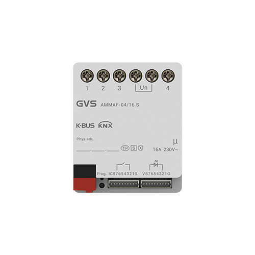 KNX安全4路嵌入式多功能执行器